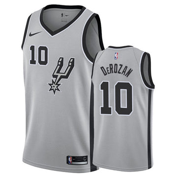 DeMar DeRozan San Antonio Spurs gray jersey
