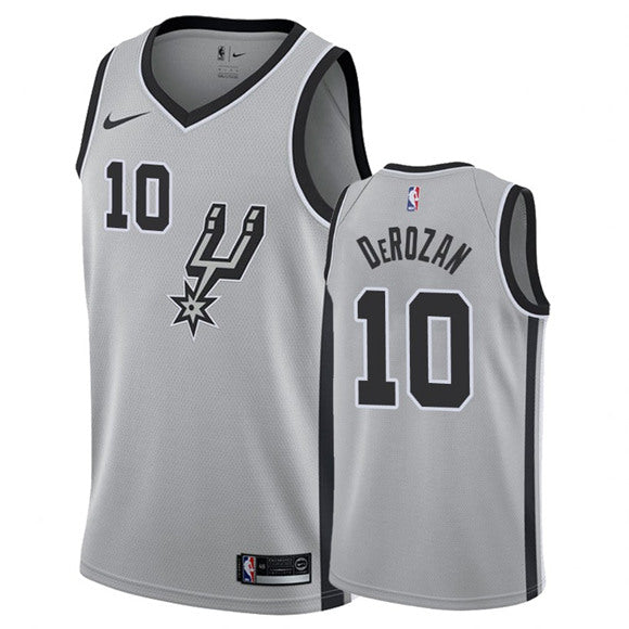 DeMar DeRozan San Antonio Spurs gray jersey