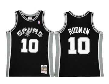 Dennis Rodman San Antonio Spurs black Throwback jersey