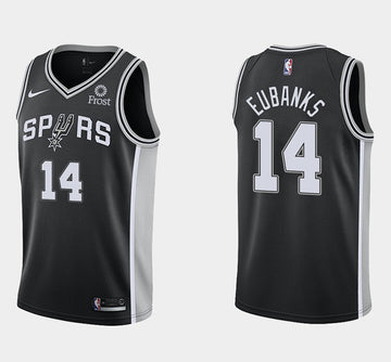 Drew Eubanks San Antonio Spurs black jersey