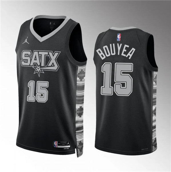 Jamaree Bouyea San Antonio Spurs black jersey
