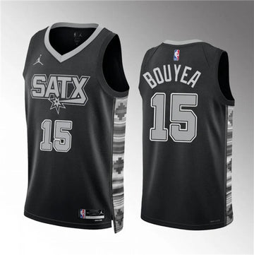 Jamaree Bouyea San Antonio Spurs black jersey
