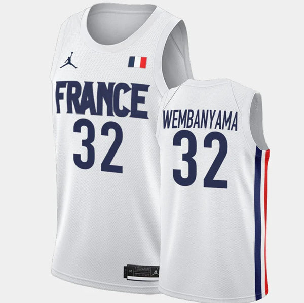 Victor Wembanyama San Antonio Spurs white jersey