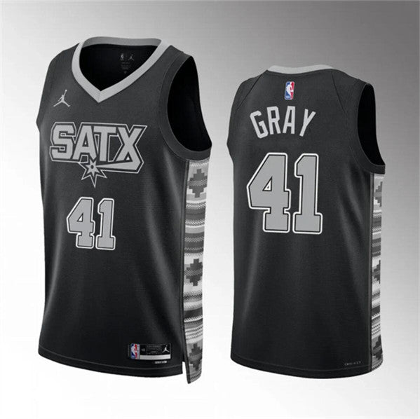 Raiquan San Antonio Spurs gray jersey