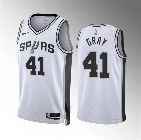 Raiquan San Antonio Spurs gray jersey
