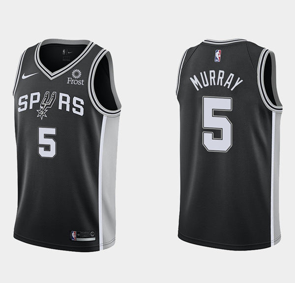 Dejounte Murray San Antonio Spurs black jersey