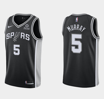 Dejounte Murray San Antonio Spurs black jersey