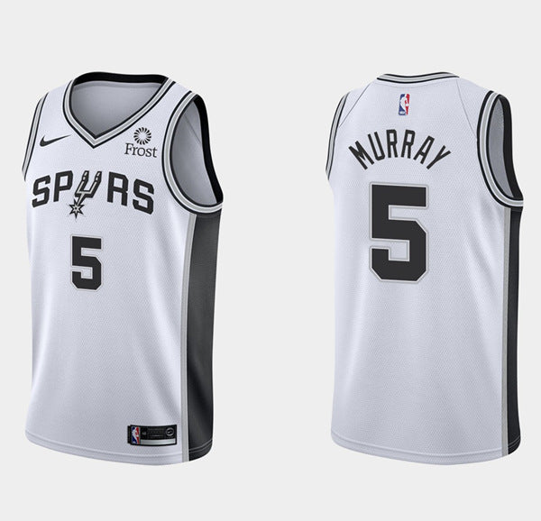 Dejounte Murray San Antonio Spurs white jersey