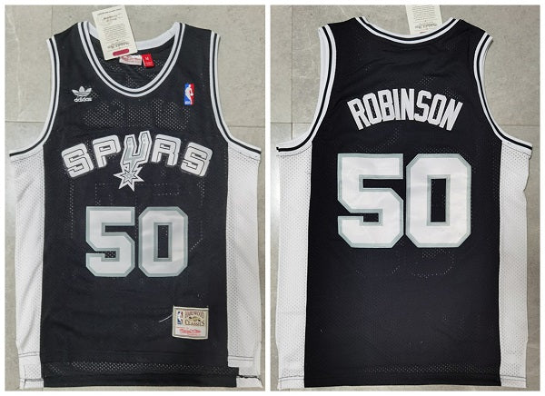 David Robinson San Antonio Spurs black Throwback jersey