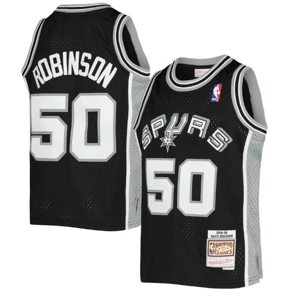 David Robinson San Antonio Spurs black Throwback jersey