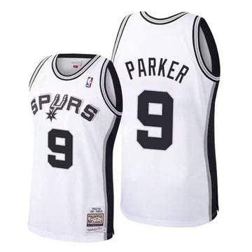 Tony Parker San Antonio Spurs white jersey