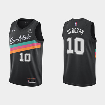 San Antonio Spurs black City Edition jersey