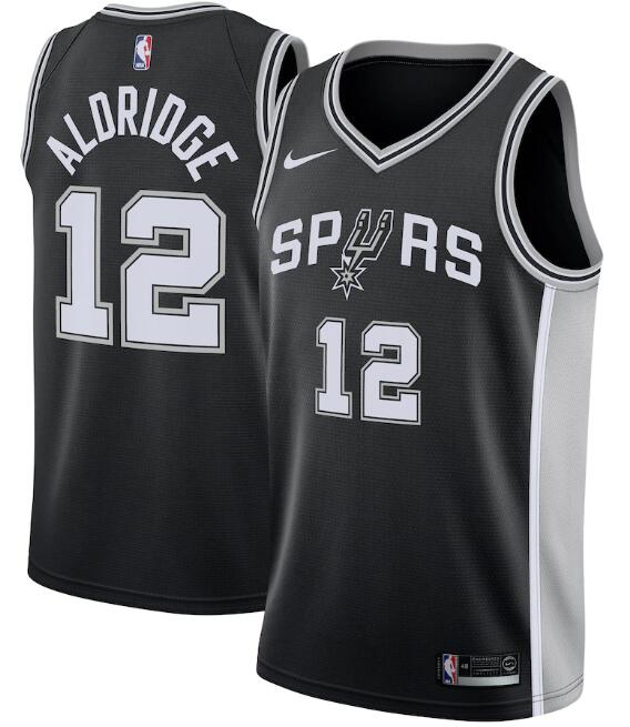 San Antonio Spurs black jersey