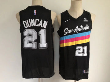 San Antonio Spurs black City Edition jersey