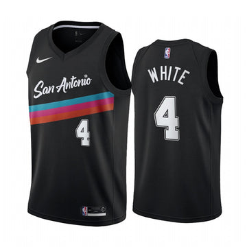 San Antonio Spurs black City Edition jersey