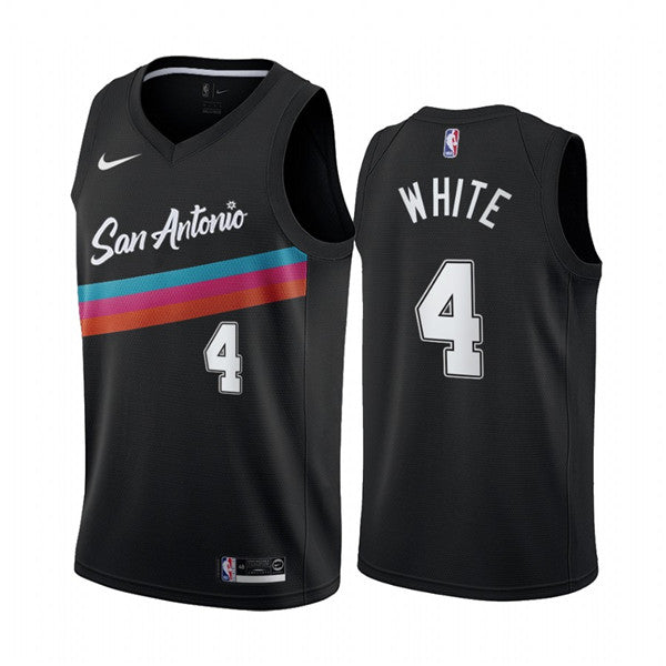 San Antonio Spurs black City Edition jersey