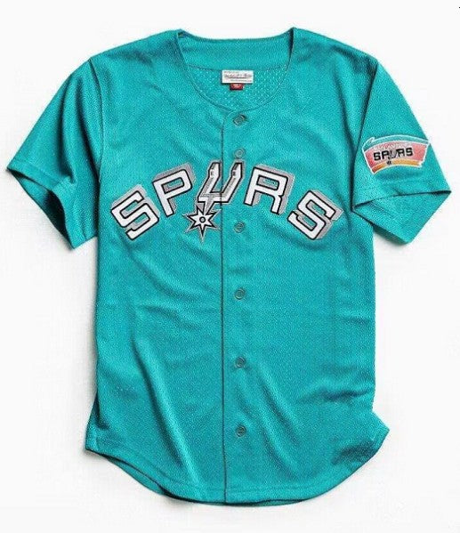 San Antonio Spurs teal jersey