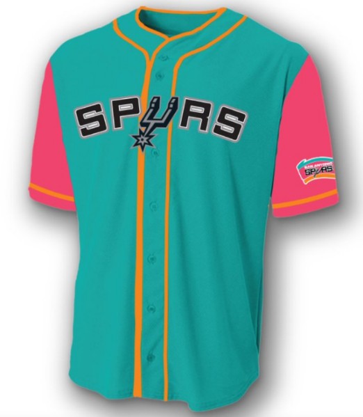 San Antonio Spurs teal jersey