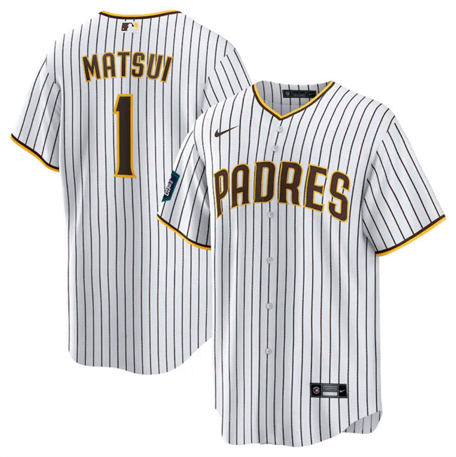 Yuki Matsui San Diego Padres white Home jersey
