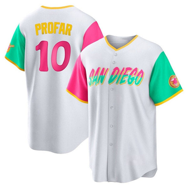 Jurickson Profar San Diego Padres white City Connect jersey