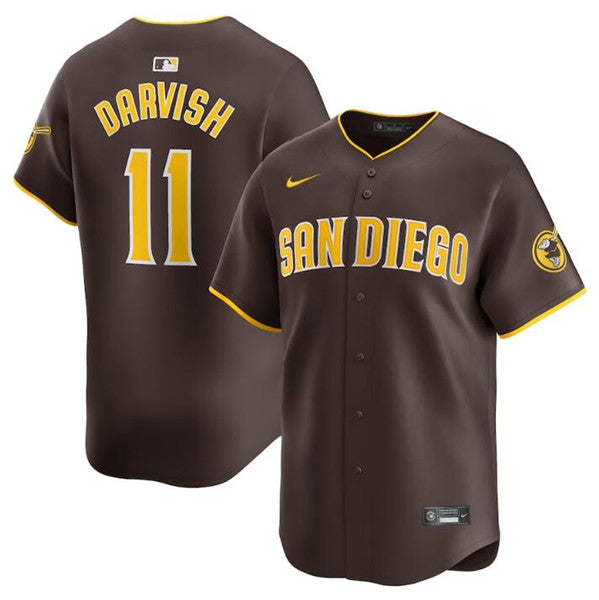 Yu Darvish San Diego Padres brown Away jersey