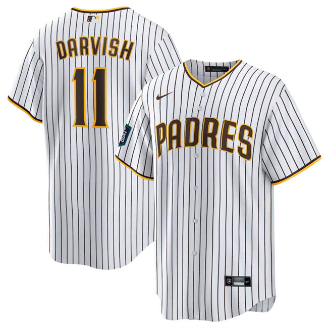 Yu Darvish San Diego Padres white Home jersey