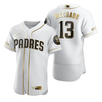 Manny Machado San Diego Padres white jersey