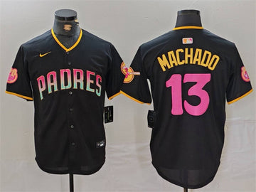 Manny Machado San Diego Padres black jersey