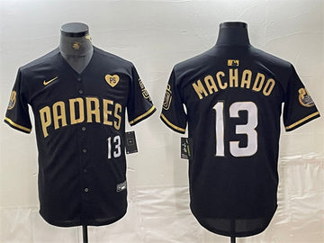 Manny Machado San Diego Padres black jersey