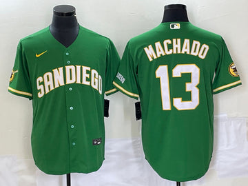 Manny Machado San Diego Padres green jersey