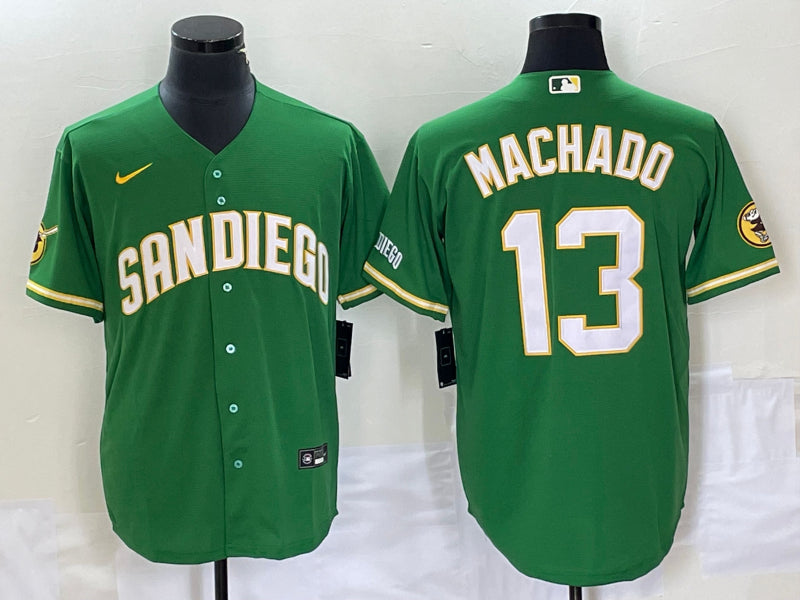Manny Machado San Diego Padres green jersey