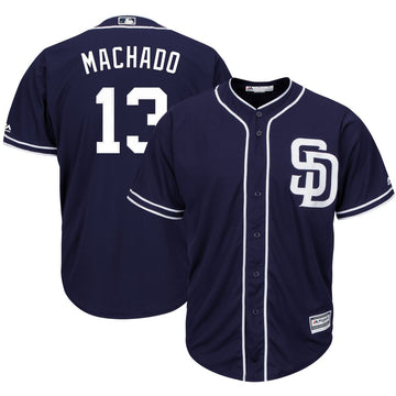 Manny Machado San Diego Padres navy jersey