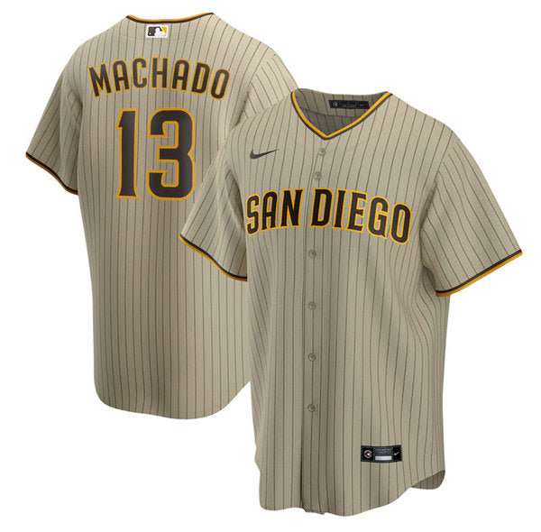 Manny Machado San Diego Padres tan jersey