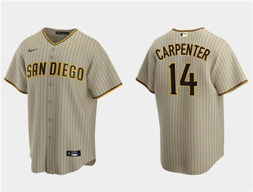 Matt Carpenter San Diego Padres tan jersey