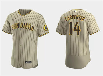 Matt Carpenter San Diego Padres tan jersey