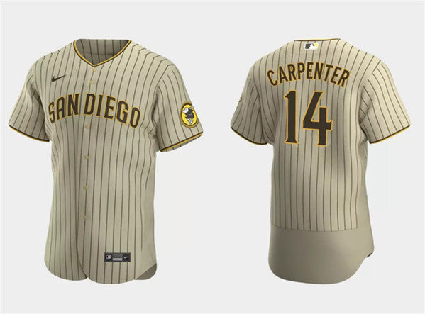 Matt Carpenter San Diego Padres tan jersey