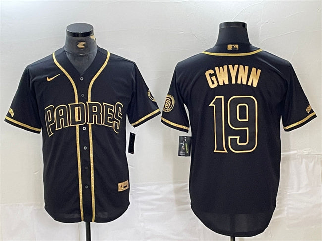 Tony Gwynn San Diego Padres black jersey