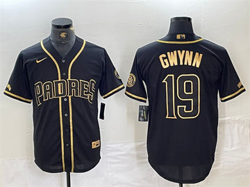 Tony Gwynn San Diego Padres black jersey