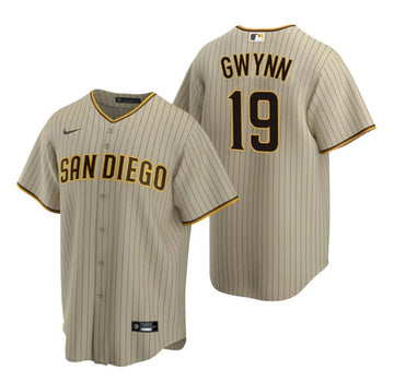 Tony Gwynn San Diego Padres brown jersey