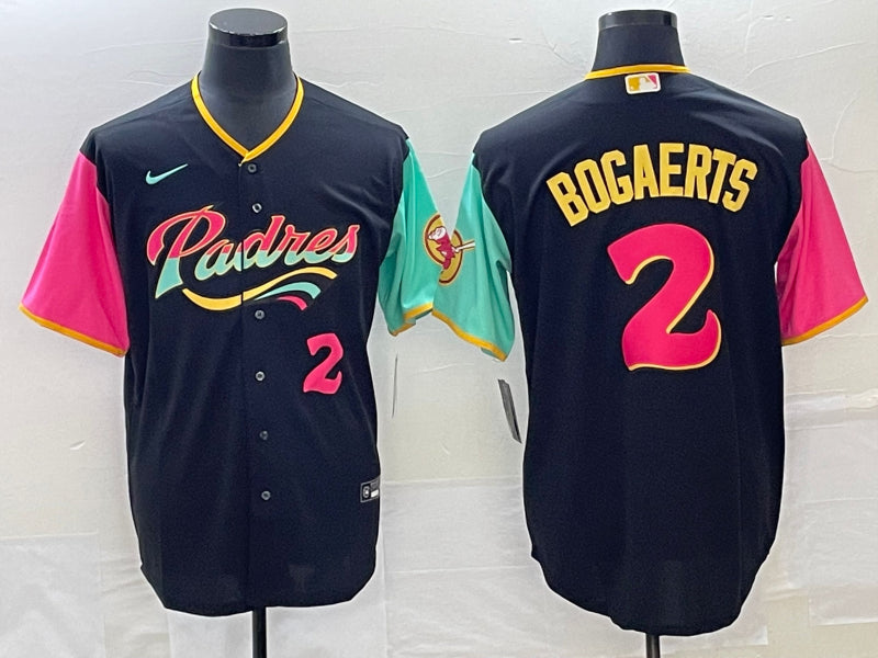 Xander Bogaerts San Diego Padres black City Connect jersey
