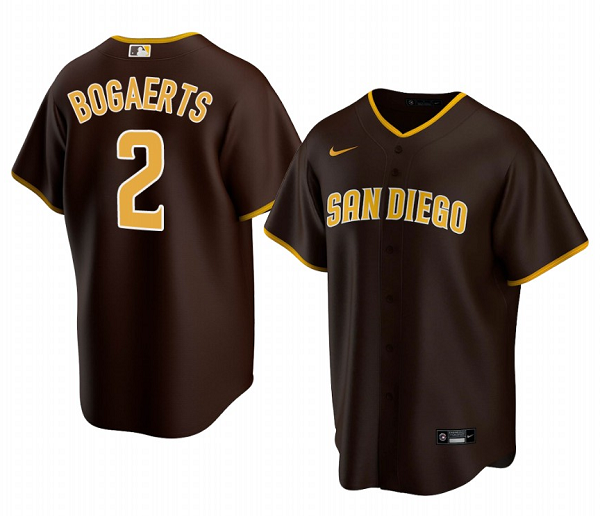 Xander Bogaerts San Diego Padres brown jersey