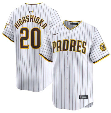 Kyle Higashioka San Diego Padres white Home jersey