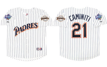 Ken Caminiti San Diego Padres white jersey