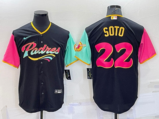 Juan Soto San Diego Padres black City Connect jersey