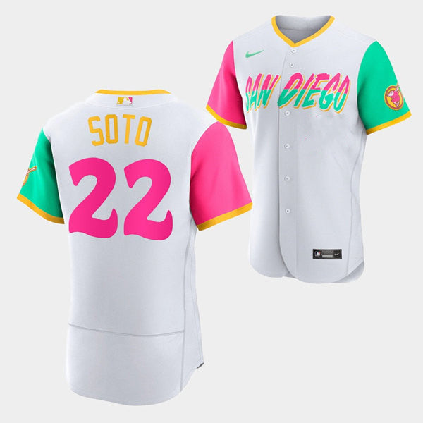 Juan Soto San Diego Padres white City Connect jersey