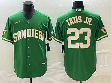 Fernando Tatis Jr San Diego Padres green jersey