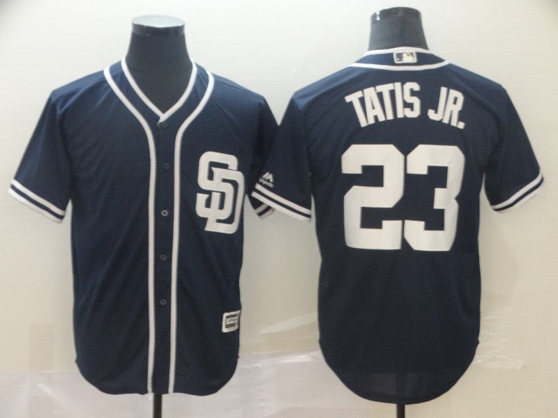 Fernando Tatis Jr San Diego Padres navy jersey