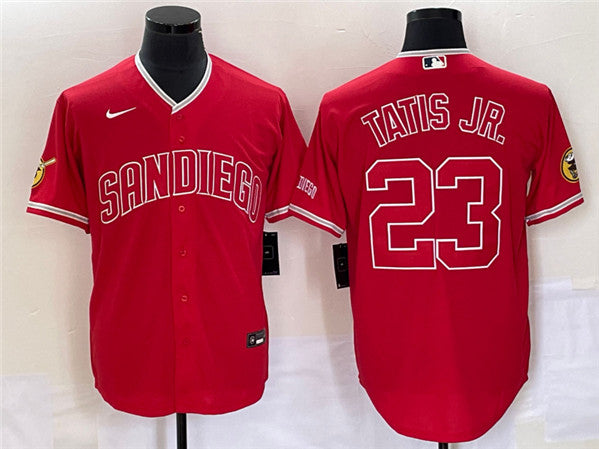 Fernando Tatis Jr San Diego Padres red jersey