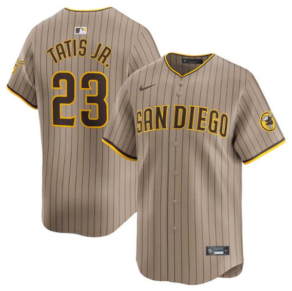 Fernando Tatis Jr San Diego Padres tan Alternate jersey