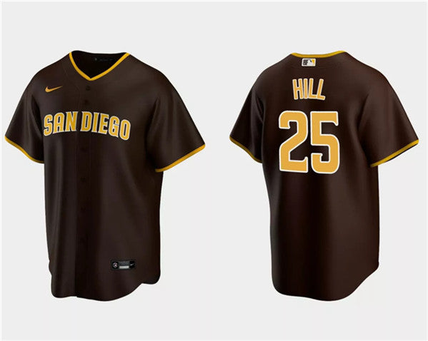 Tim Hill San Diego Padres brown jersey